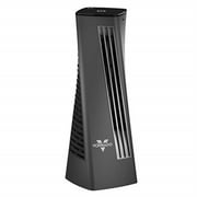 Vornado HELIX2 Personal Tower Fan with 2 Speed Settings, Illuminated Touch Controls, 70-Degrees of Oscillation, Small Footprint, Black