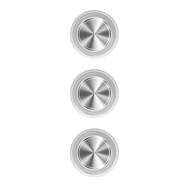 Litenty Joystick Plastique Écran de Téléphone Intelligent Touch Rocker Ventouse Bouton de Manette Accessoires d'Assistance Blanc 3Ensemble