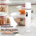 thumbnail image 3 of Electric Air Pump Portable Handheld Rechargeable Vacuum Sealer Machine Vacuum Air Pump,for Food Storage (white), 3 of 5