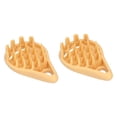 thumbnail image 4 of 2 paquetes de cepillos de champú para masaje del cuero cabelludo cerdas de silicona masajeadores cepillos manuales para el cuidado del cuero cabelludo herramientas para ANGGREK Otros, 4 of 8
