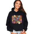 thumbnail image 4 of Bulldogs Hoodie for Women & Teen Girls Groovy Retro School Spirit Game Day Pullover Sweatshirt, 4 of 8