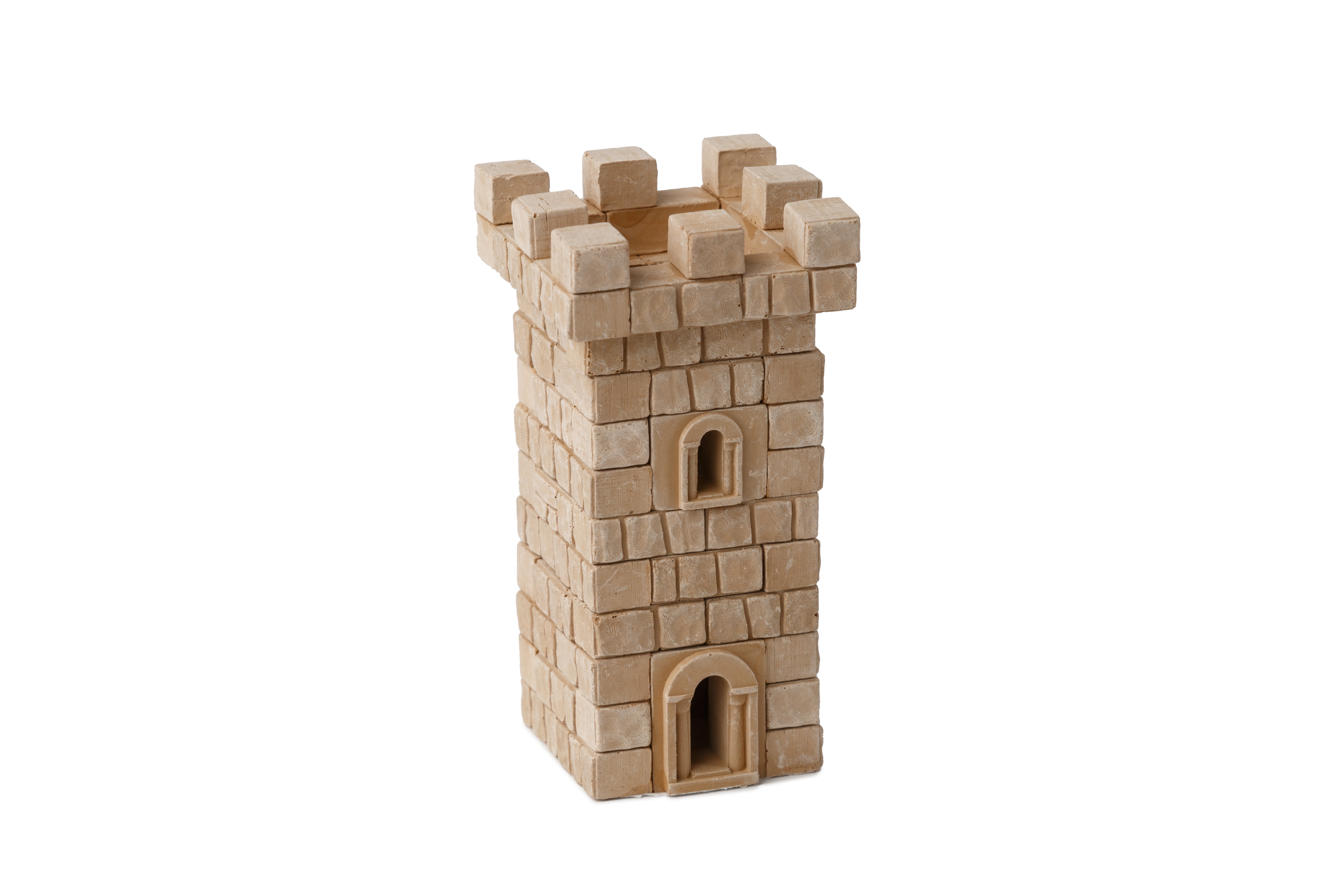 Mini bricks construction set Dragon's Castle 1080 pcs. Glue included. Red.  