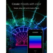 Twinkly App-Controlled 157ft Smart String LED Lights with 600 RGB LEDs - WiFi & Bluetooth Connectivity, Sync with Music, Indoor/Outdoor Use (IP44), Compatible with Google Assistant & Amazon Alexa