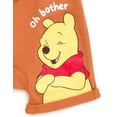 thumbnail image 3 of Disney Winnie the Pooh Pullover Hoodie and French Terry Shorts Newborn to Toddler, 3 of 5