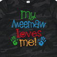 thumbnail image 4 of Inktastic Me Meemaw Loves Me Cute Boys or Girls Toddler T-Shirt, 4 of 5