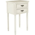 thumbnail image 2 of SAFAVIEH Marilyn Nautical End Table w/ 2 Storage Drawers, White, 2 of 5
