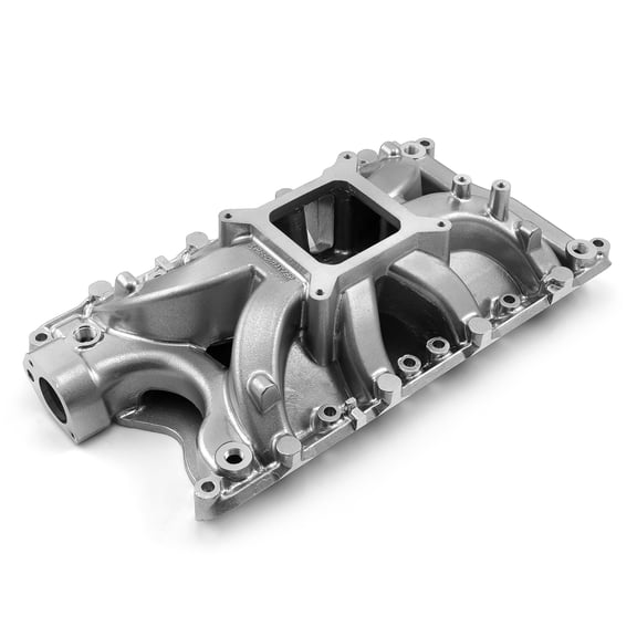 Speedmaster 1-147-026 Compatible with Ford 351W Windsor HiRise Aluminum Intake Manifold [Polished]