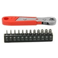 thumbnail image 5 of Right Angle Ratchet Wrench Screwdriver Socket Nut Set Magnetic Screwdriver Mini Wrench With Bits Kit Hand Tools, 5 of 12