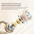 thumbnail image 5 of EDHITNR Bone Conduction Bluetooth Earphones, Wireless Clip-On Earbuds with Mirror Display, Open-Ear Design Bluetooth 5.3 for Running Gym, High Sound Quality Long Battery Life Sports Headphones, Beige, 5 of 7