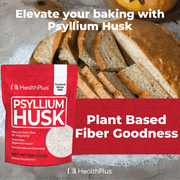 Health Plus Pure Psyllium Husk - 12 Oz