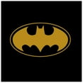 thumbnail image 2 of Batman Gold Bat Signal Youth Black Graphic Tee-XS, 2 of 4