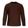 thumbnail image 2 of Grrvtrz Chandails pour Hommes Col Rond Chandail Décontracté Manches Longues Tissage Épais Chandail Texturé Mode Automne 2025, 2 of 7