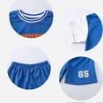 thumbnail image 5 of Clothes Sets for Toddler Boys Summer Children's Short Sleeved Round Neck Fake Two-Piece Set, Drying Casual Sports Two Piece Elastic Waist Pants Short Sleeve Tops Summer Sets for Boys（1-12 Years）, 5 of 5