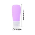 thumbnail image 6 of PAMINGONO 5Pcs Travel Size Toiletries Bottles Assorted Color 11.5x5x4cm Portable Airtight Refillable, 6 of 7