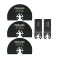 thumbnail image 3 of Dremel MM389 5-Piece Black Oscillating Tool Cutting Blade Assortment Kit- Perfect Cutter (2-Pack), 3 of 5
