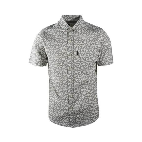 Ariat Men's Shirt Marc & Morgan Stretch Modern Fit S/S Vanilla Ice, White (S49)