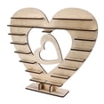 thumbnail image 5 of Support à Chocolat en Bois Support à Chocolat en Bois Cœur Mini Support à Gâteau Porte-Cupcake Résultats Impressionnants, 5 of 5
