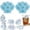 D, variant on High Quality Epoxy Silicone Mold Set: Natural Wood, Easy to Clean - User-friendly Design - Perfect for Home Use