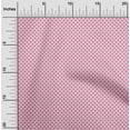 thumbnail image 2 of oneOone Viscose Chiffon Blush Pink Fabric Dot Dress Material Fabric Print Fabric By The Yard 42 Inch Wide, 2 of 5