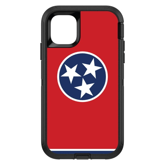 DistinctInk Custom SKIN / DECAL compatible with OtterBox Defender for iPhone 11 (6.1" Screen) - Tennessee State Flag - US State Flag