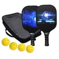 thumbnail image 2 of Premium Pickleball Paddles Grip antideslizante con 4 bolas y bolsa de almacenamiento portátil para principiantes y jugadores avanzados, 2 of 9