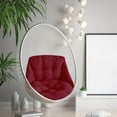 thumbnail image 2 of Thickened Hammock Swing Chair Cushion Replacement, Soft Hanging Egg Chair Seat and Back Cushions Pad Set, Waterproof Washable Indoor Outdoor Patio Garden Basket Chair Cushion Pillow, 2 of 5