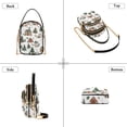 thumbnail image 3 of FORMRS Crossbody Bag for Women Quilted Travel Shoulder Cell Phone Purse with Chain Strap Handbag, Brown Christmas House, 3 of 7