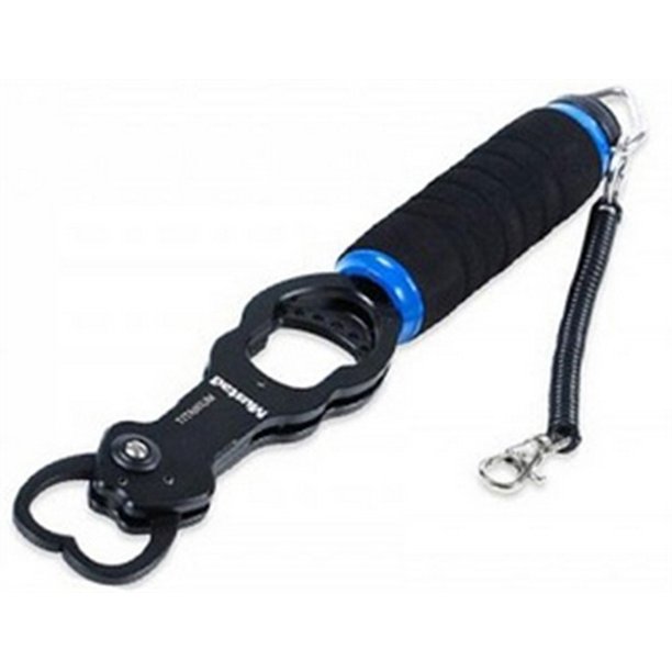 Mustad Aluminum 12" Lip Grabber Fish Grip with Scale, 50 Lb.