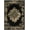 BLACK, variant on Desert Fields Contemporary Medallion Loomed Area Rug, 5' x 7'