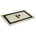 thumbnail image 1 of First Impression Classic Border Monogrammed Outdoor Door Mat, 1 of 3