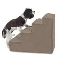 thumbnail image 4 of Majestic Pet Suede Pet Stairs 4 Steps Stone Machine Washable Removable Cover 24" x 16" x 20", 4 of 5