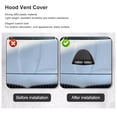 thumbnail image 4 of Bonnet Air Outlet Trim, Scratch Resistant Hood Vent Cover with Double Side Tape for Car, 4 of 7