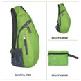 thumbnail image 2 of EYIIYE Adult Unisex Chest Bag, Travel Patchwork Waterproof Zipper Closure Bag, 2 of 5