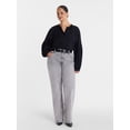thumbnail image 2 of Scenario Women's Mid Rise Relaxed Straight Jeans, Sizes 0-20, 2 of 6