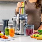 Oster Self-Cleaning Professional Juice Extractor, Stainless Steel Juicer, Auto-Clean Technology, XL Capacity