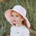 thumbnail image 3 of JAN & JUL Summer Girls Cotton Xplorer Sun-Hat with Neck Flap (XL: 6-12 Years, Pink Tie-Dye), 3 of 5
