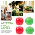 thumbnail image 4 of 100 Pcs Mini Pommes Charmes pour Photographie Modèle de Faux Fruits Réaliste Rond Rouge et Vert 2.00X2.00X2.00 Po, 4 of 8
