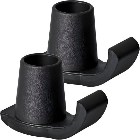 XIRQI 2 Pack Walker Skis Glides for Folding Walkers, Walker Glides for Seniors, Walker Accessories Mobility Aid Accessory for Seniors - Black