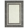 thumbnail image 3 of Garvee Bordered Area Rug 5'x7' Modern Border Low Pile Non Slip Area Rug for Dorm Nursery, Brown, 3 of 8