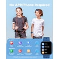 thumbnail image 2 of Reloj inteligente BIGGERFIVE BRAVE 2 para niños, monitor de actividad física de 1,8 pulgadas, 2 of 7