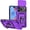 Purple, variant on For iPhone 17 Pro Max Case Heavy Duty Military Grade Protection,Camera Lens Slide Protection & 360°Rotate Magnetic Car Mount Holder Kickstand Rugged Shockproof Drop Hard Shell,Purple