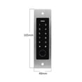thumbnail image 4 of Waterproof Fingerprint Metal Access Control Keypad RFID125Khz Embedded Design Password Reader Gate Opener Access Controller ,Long Lasting, 4 of 8