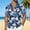 Blue 1, variant on OGLCCG Hawaiian Shirt for Men Short Sleeve Floral Button Down Tops Summer Tropical Holiday Beach T Shirts,XXL,Yellow
