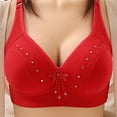 thumbnail image 2 of Sngxgn Women's Comfort Underwire Bra Underwire, Convertible Bras for Women(Red,42), 2 of 4