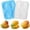 blue, variant on Surpdew Mango Shape Cake Mold For Baking - 4 Cavity Fruit Pudding Mango Silicone Molds For Baking Pastry, Ice Cream, Mousse Cake Decoration Mould Supplies, French Dessert Mold Blue