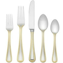 Lenox 5-Piece Vintage Jewel Gold Place Setting, Silver - 6056188