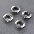 Lixi 4PCS 35mm Flat Stainless Steel Recessed Flush Pull Finger Insert