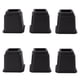 thumbnail image 1 of Elevadores de Cama – 6 Bloques de elevadores de Muebles de plástico ergonómicos trapezoidales Cuadrados de 5 Pulgadas de Alto, elevadores de Patas de Cama para Oficina en casa, Color Negro, 1 of 14