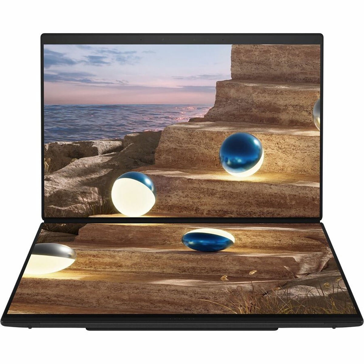 ASUS ZenBook Duo UX8407AA 14" 2.8K 144Hz 2-in-1 OLED Touchscreen Laptop, Intel Core Ultra X9 378H 2.0GHz, 32GB RAM, 1TB SSD, Windows 11 Home