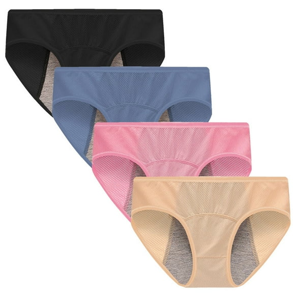 Teen Girls Period Underwear comfortable soft Briefs Period Panties Size 8-9Years